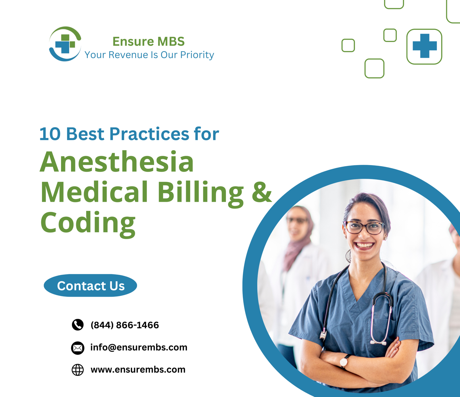 10 Best Practices for Anesthesia Medical Billing & Coding medical billing services www.ensurembs.com