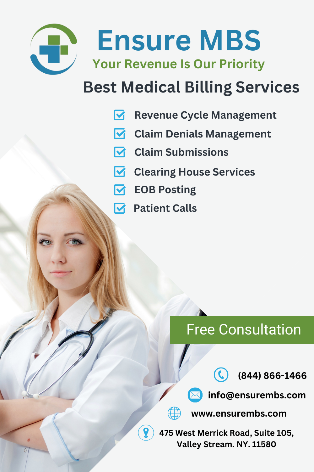 Ensure Mdical Billing Services medical billing services www.ensurembs.com