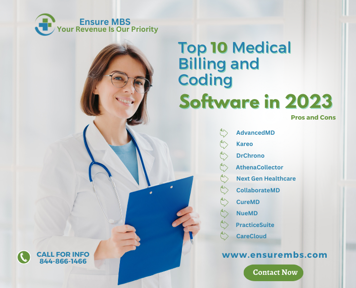 Top 10 medical billing and coding software in 2023 pros and cons medical billing services www.ensurembs.com